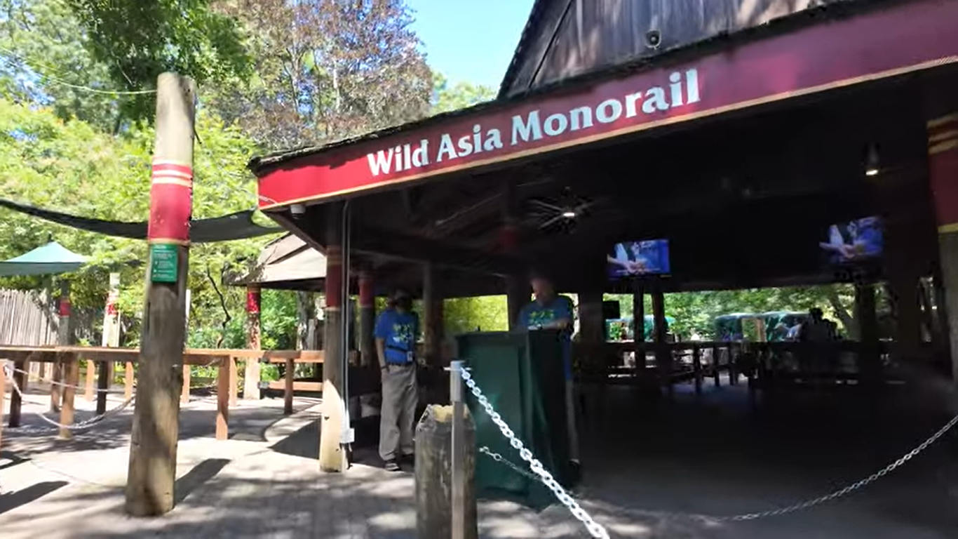 Bronx Zoo main gate in New York United States Of America